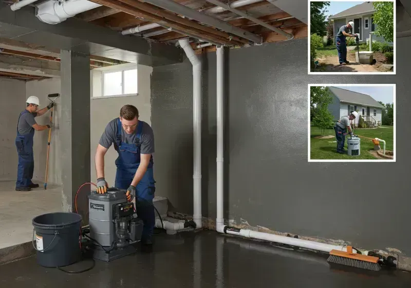 Basement Waterproofing and Flood Prevention process in Clinton, OK